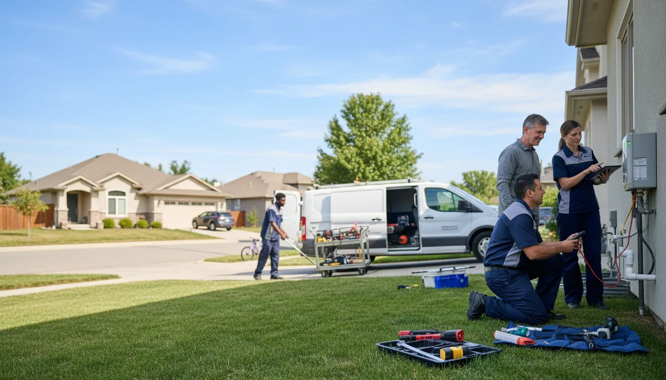 Tankless water heater service in Richmond, TX